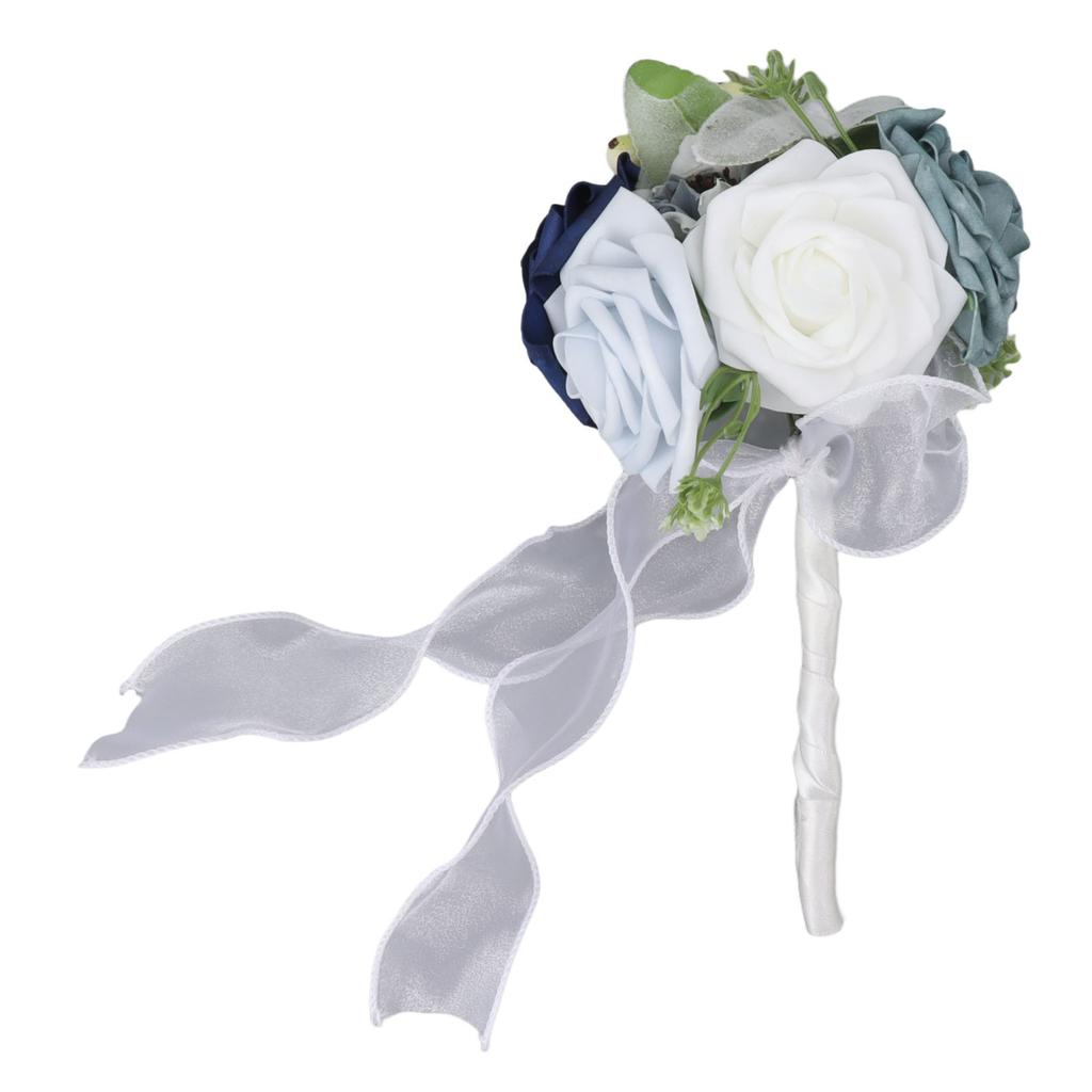 Wedding Bouquet Vivid Color Holding Flowers Romantic Handmade Elegant Holding Flowers For Parties