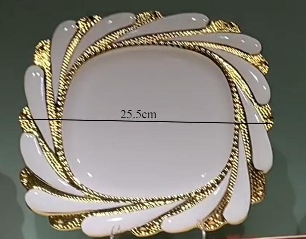 Phnom Penh Ceramic Dining Plate Dessert Bowl Cake Stand Steak Plates Soup Plate Fruit Salad Bowl Snack Bowls Sashimi Plates Dish