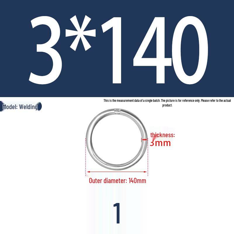 304 Stainless Steel Seamless O-Ring for Lifting and Hammock Yoga Connection