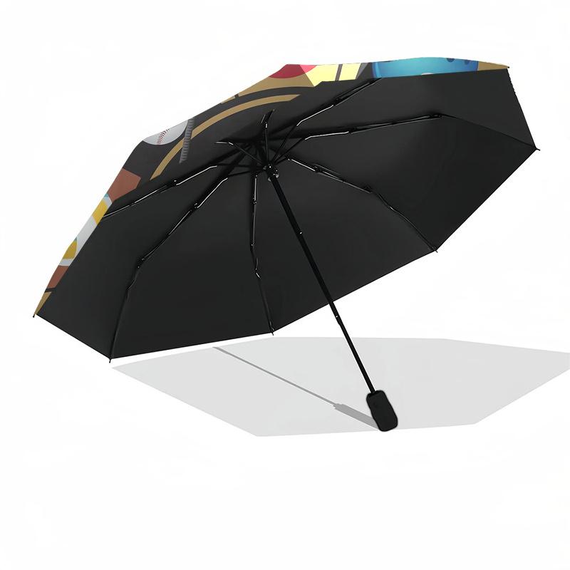 Ball sports themed Eight rib Automatic Folding Umbrella Is Suitable for Both Men and Women, Making It A Perfect Christmas and Valentine's Da