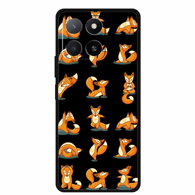 For Motorola G86 G56 Phone Case G 86 G 56 Coque Black Silicone Soft Back Cover For Motorola G86 Power Edge 60 60S Case Cartoon