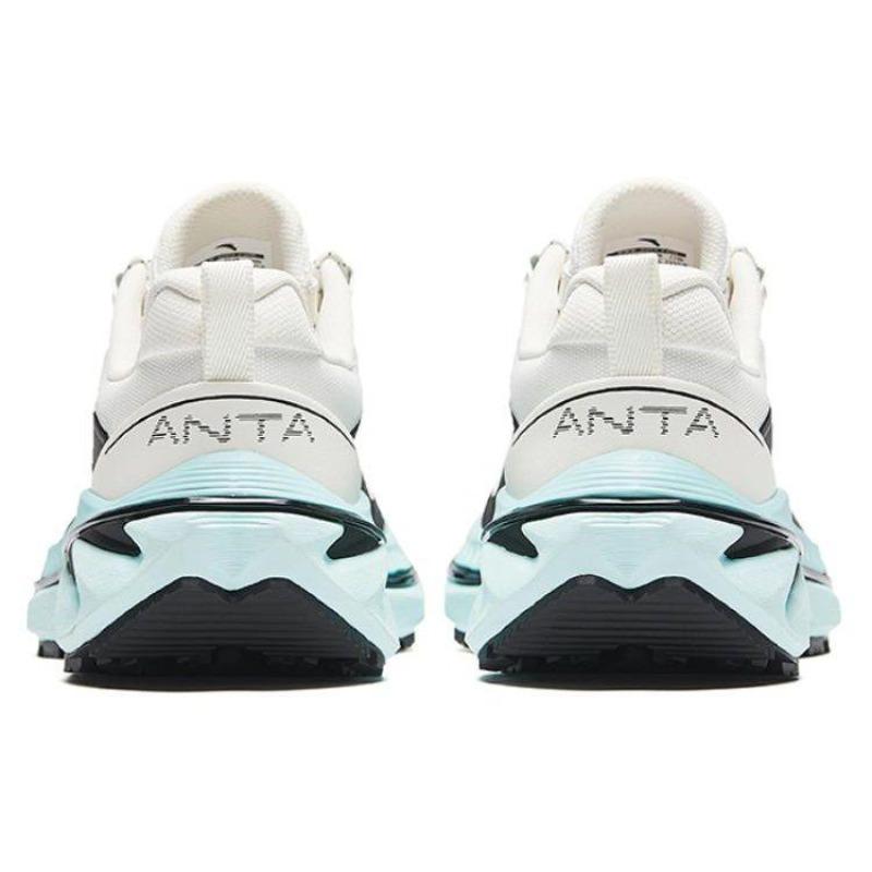 Anta Tanye Pro Women Low Top Outdoor Trail Running Shoes White Black Blue 922425512-7