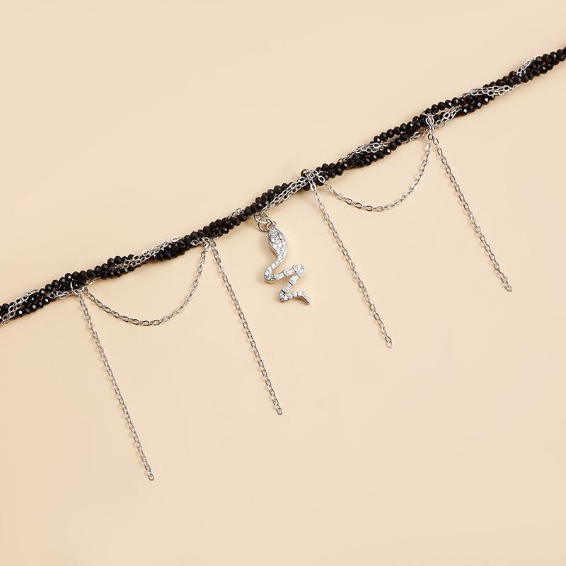 Cross Pendant Necklace For Women Light Luxury Tassels Clavicle Chain Cool Choker Exquisite Fashion Necklace Jewelry Gifts