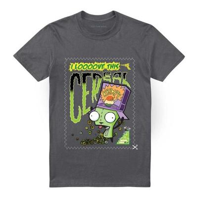 Invader Zim Unisex Adult Krixpy Cereal Gir T-Shirt