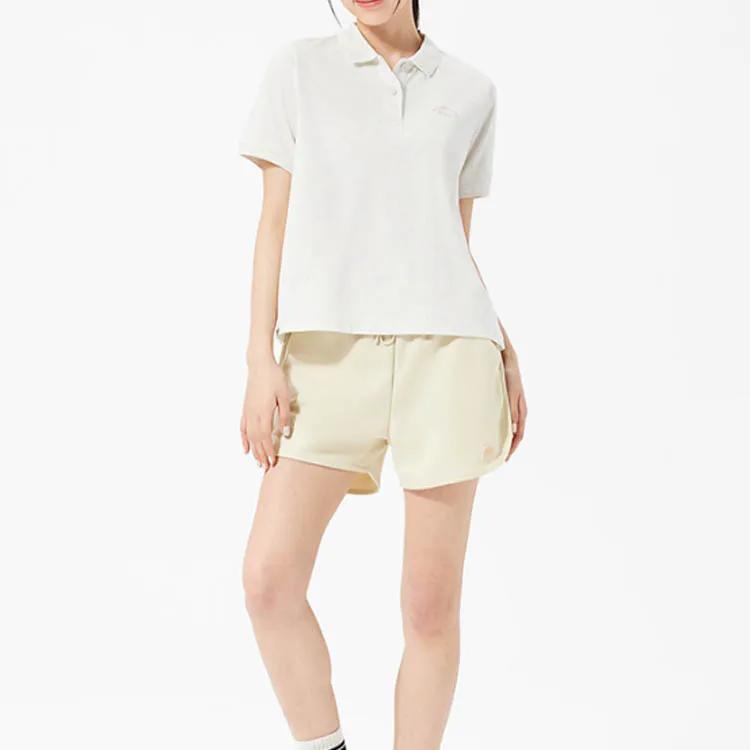 New Balance Retro Sports Polo Shirt Women's Beige (Unisex) Polo Shirts 5FD24252 OA