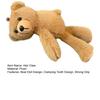 Hair Claw Cartoon Plush Bear Doll Bowknot Decor Hair Clip Clamping Tooth Design Strong Grip Hair Pin Hair Accessory