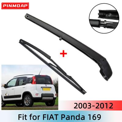 Kit de Braço e Lâmina Limpador Traseiro para FIAT Panda 169 2003-2012 Para-brisa Traseiro