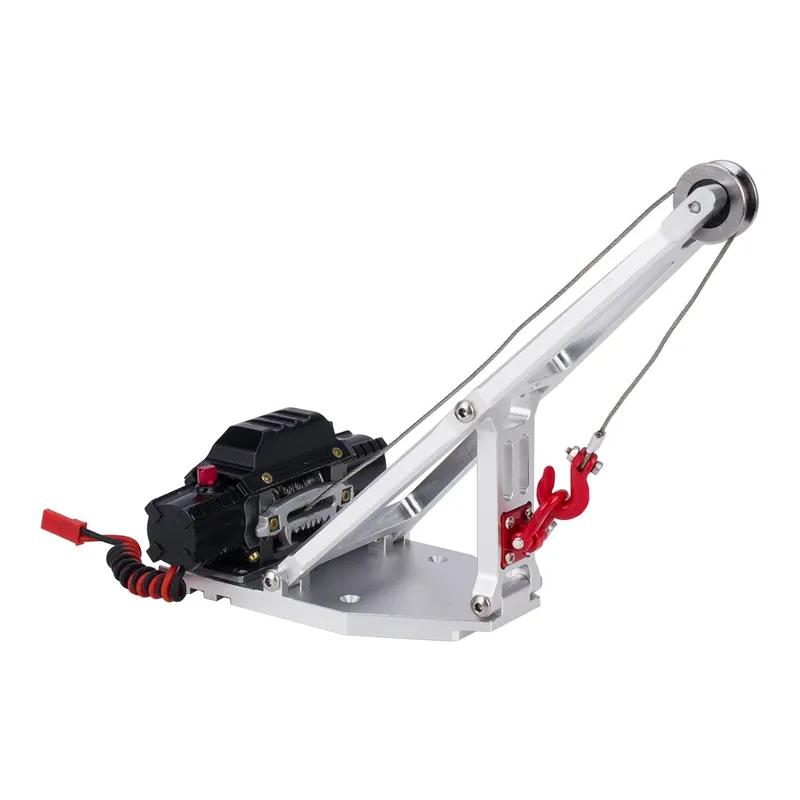 CNC Aluminium RC Wrecker Tow Truck Crane Arm Kit Simulation for 1/10 Car Crawler Axial Capra 1.9UTB Trail Buggy Upgrade Parts
