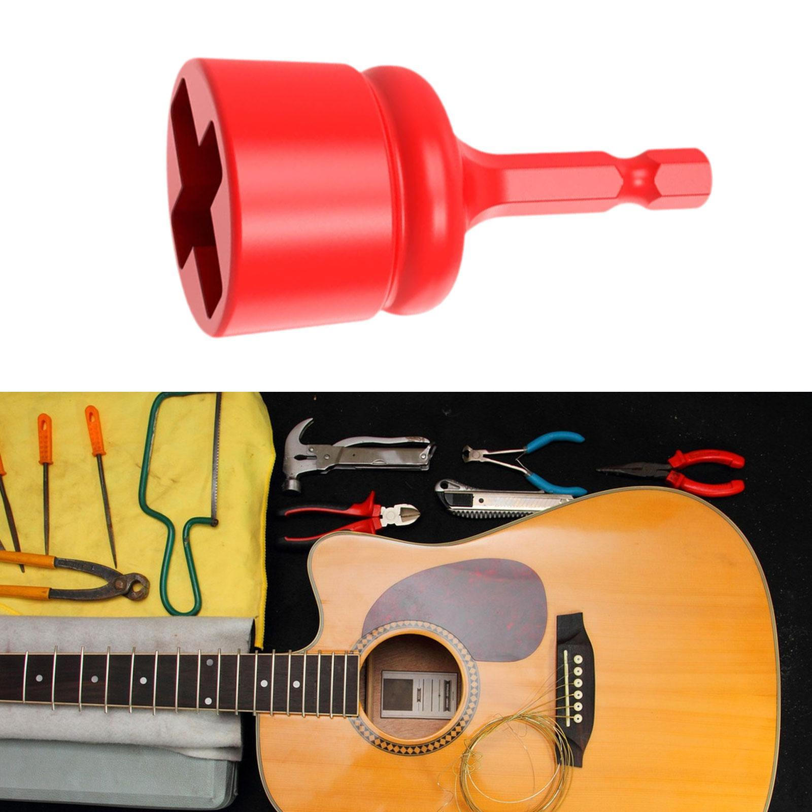 

Ремонт гитары, отвертка или электрическая дрель, замена колка для струн, для красный