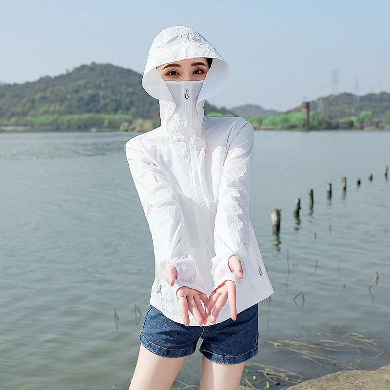 Ice Silk Summer 2025 Women's Sun Protection Breathable Cycling Cardigan Jacket