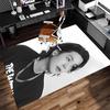 1pc Min Yoongi Print Area Rug - Soft,Washable Non-Slip Indoor Mat for Office Chairs,Living Room,Home Office Decorative Rug