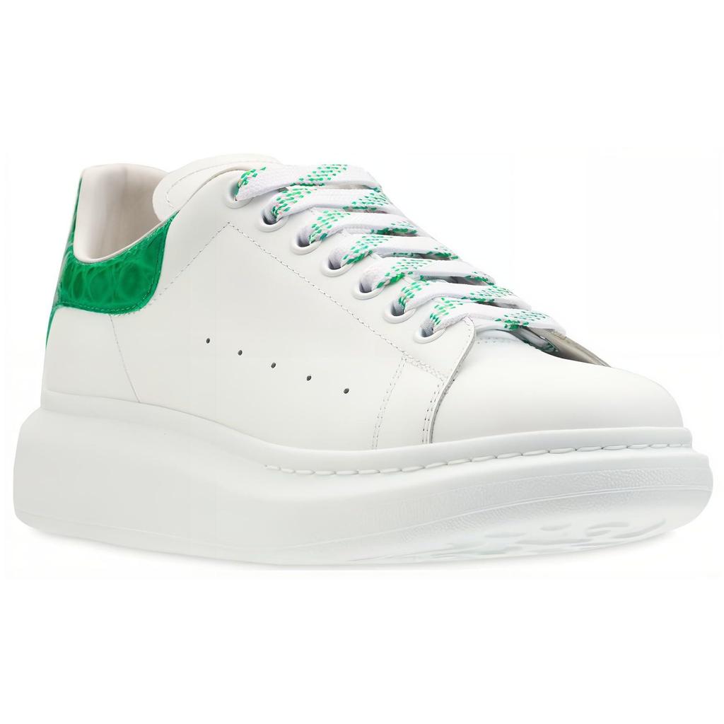 Alexander Mcqueen Oversized Sneaker 'White Green Crocodile' 625162WHYB89409