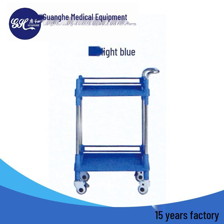 Stainless Steel & ABS Silent Medical Trolley