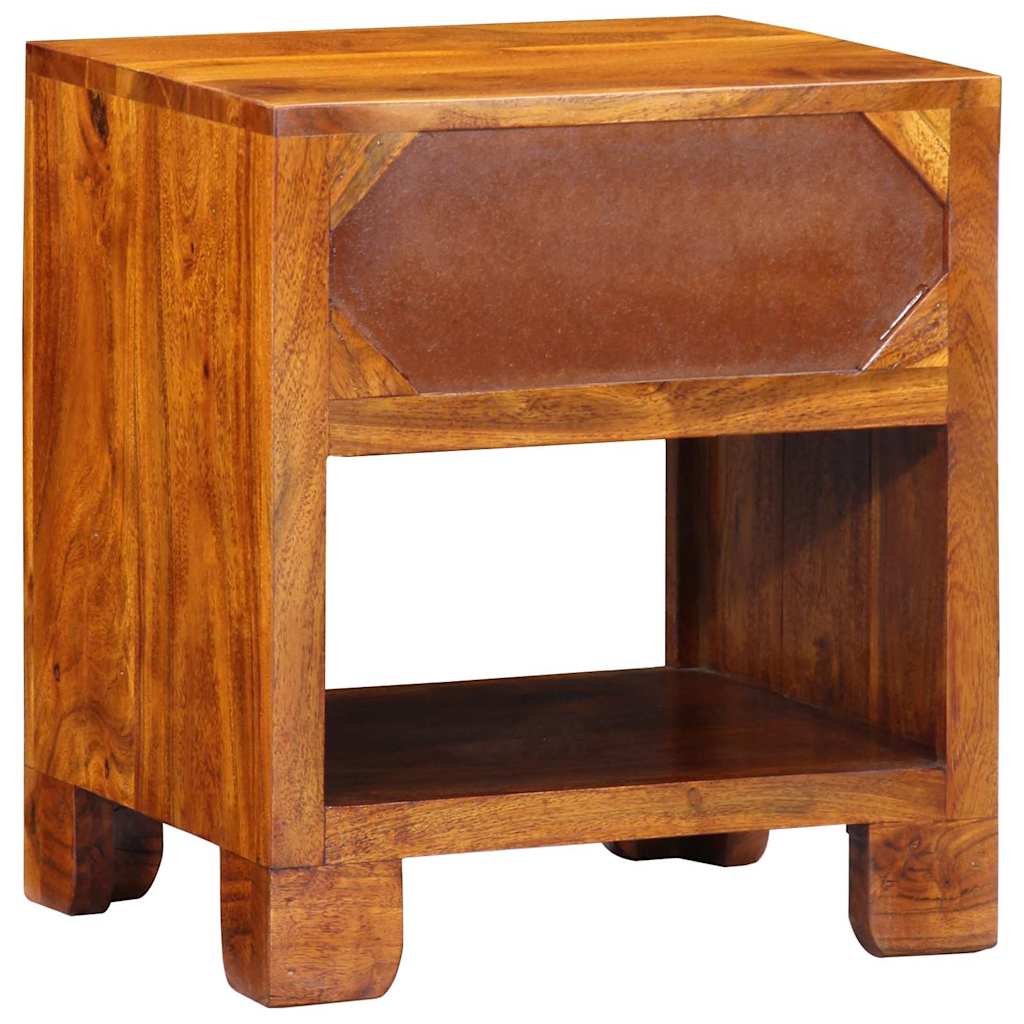 Sideboard Multicolored 40 x 35 x 45 cm Solid Acacia Wood