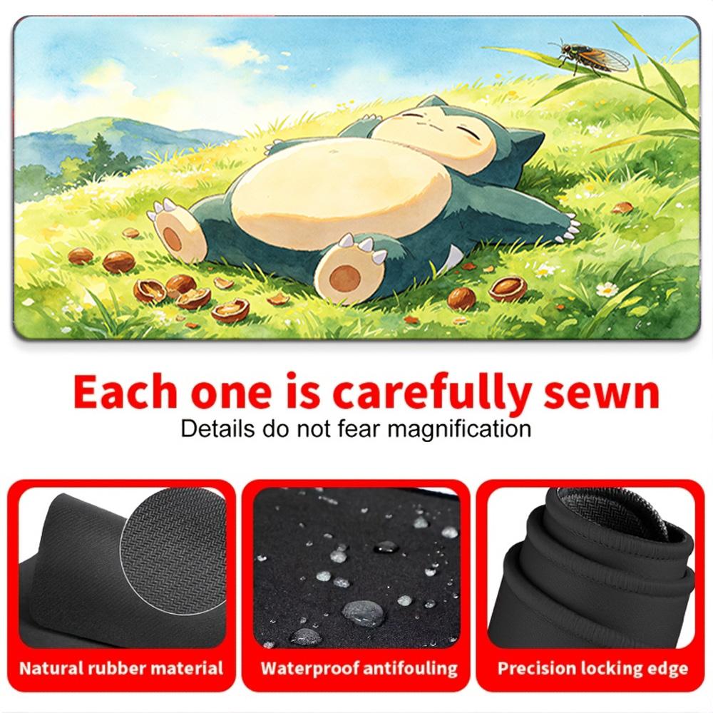 Ash Squirtle Aurora Ice Cave TCG Playmat NonSlip Washable Desk Mat 30x80x0.2cm