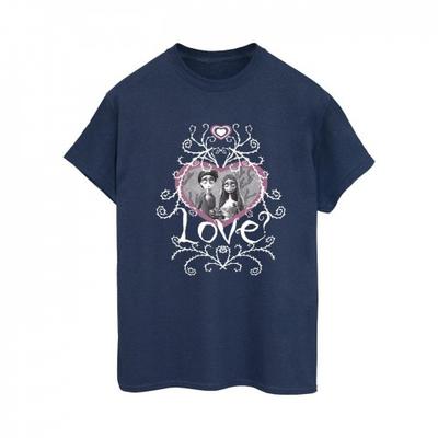 Corpse Bride Womens/Ladies Love Heart Frame Cotton Boyfriend T-Shirt