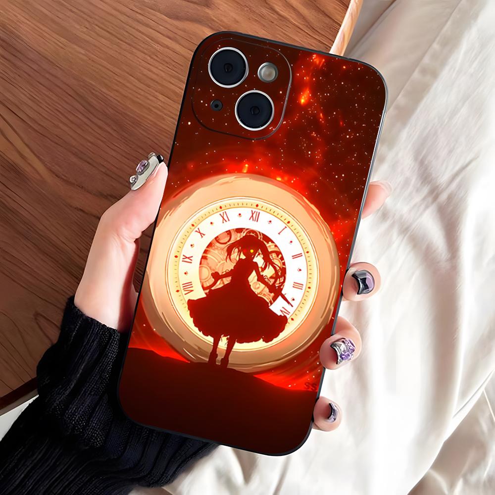 Anime Date A Live Tokisaki Kurumi Cute Phone Case For IPhone 17 Pro Max 16 15 14 Pro Max 13 11 X Xs Xr 8 7Plus Silicone Cover