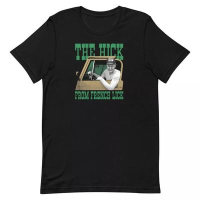 The Hick From French Lick Larry Bird Custom Design Graphic Tee Unisex T-shirt Unisex T-Shirt