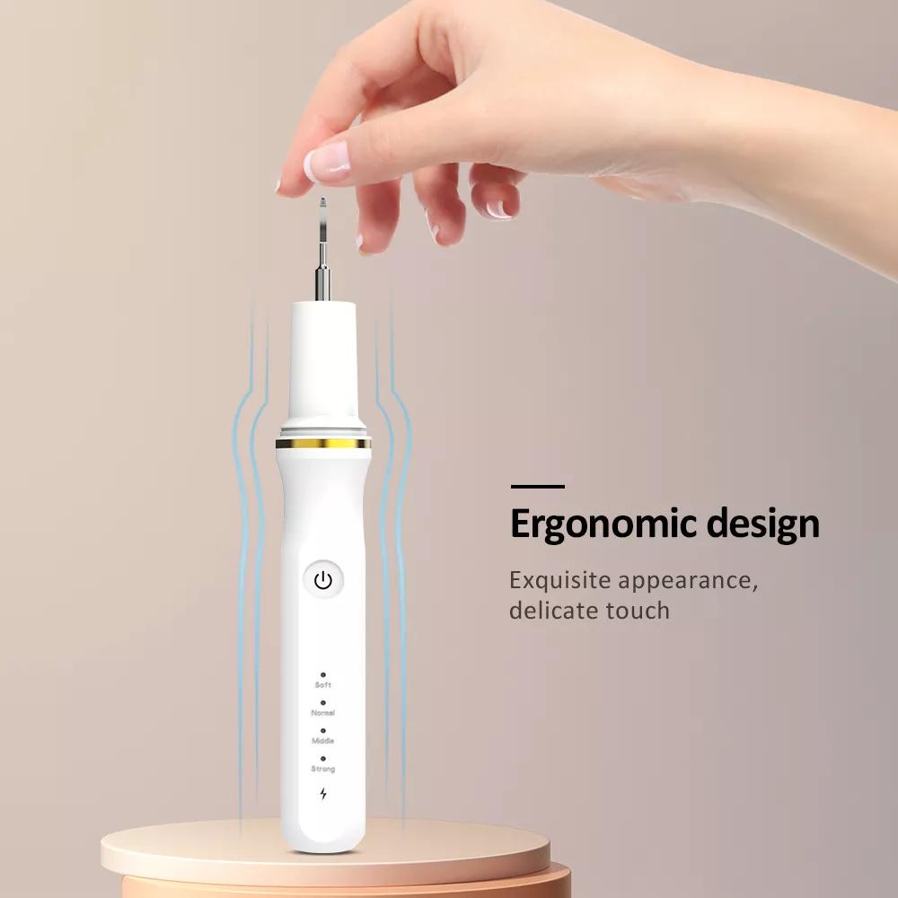 Ultrazvukový zubní odstraňovač zubního kamene a skvrn na zuby, sonický elektrický čistič zubního plaku, odstraňování zubního kamene