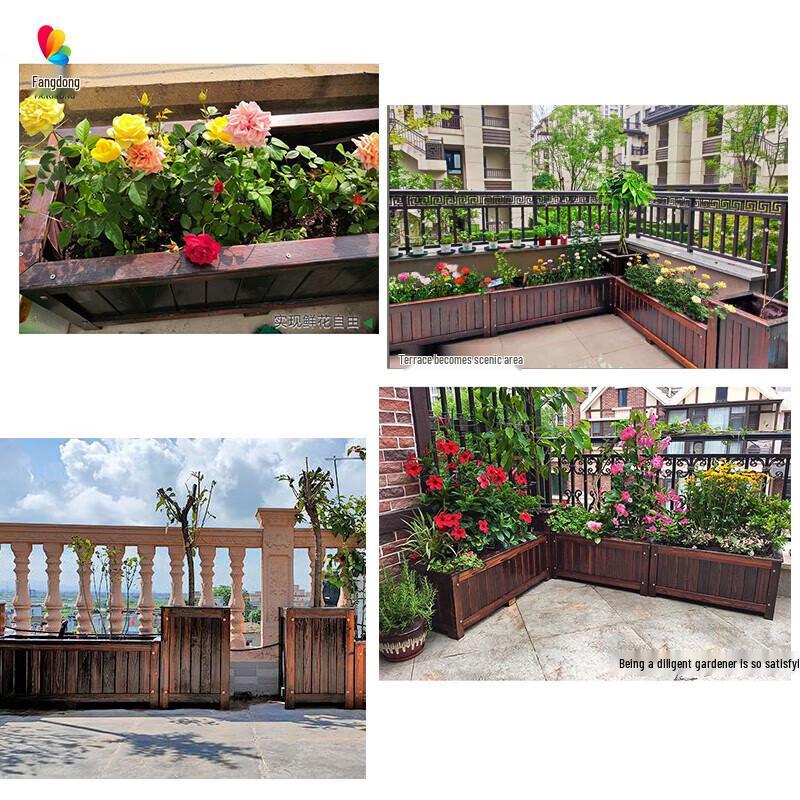 Anticorrosive Wood Planter Box