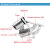 Mobile Phone Microscope Macro Lens 60X Optical Zoom Magnifier Micro Camera Universal Clip for iPhone