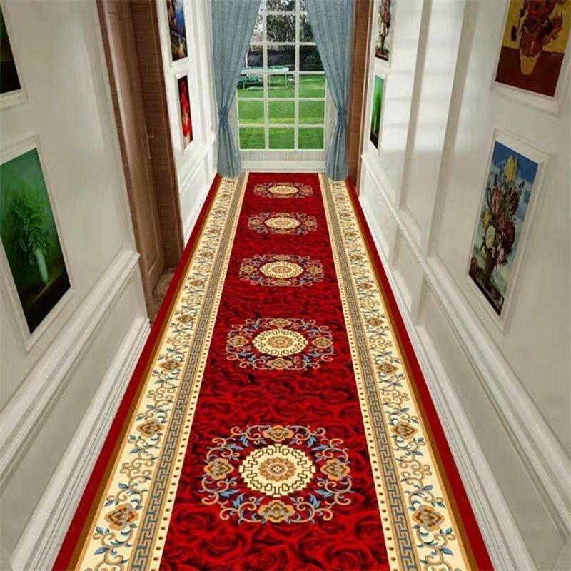 European Style Hallway Carpet Entrance Door Mat Balcony Entrance Mat Hotel Living Room Bedroom Anti Slip Mat