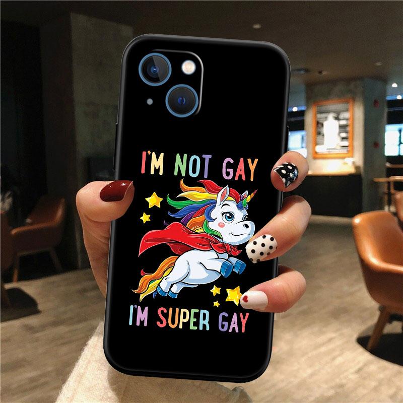 IK21 Cartoon Unicorn Phone Case for OPPO A40 A60 A80 A15 A16 A16K A12 A17 A17K A54 A54S A53 A53S A55 A56 A57 A98 F23