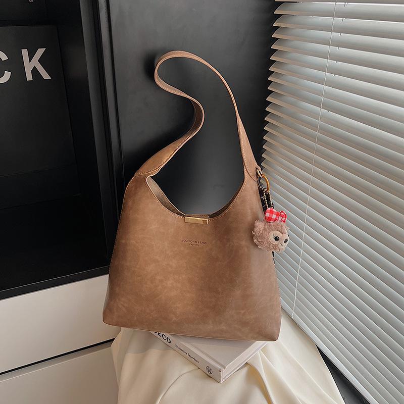 Premium retro bag women's new autumn and winter fashion shoulder bag large capacity commuter tote bag