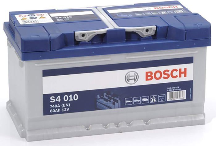 BOSCH Batterie Auto S4010 80Ah 740A / À Droite