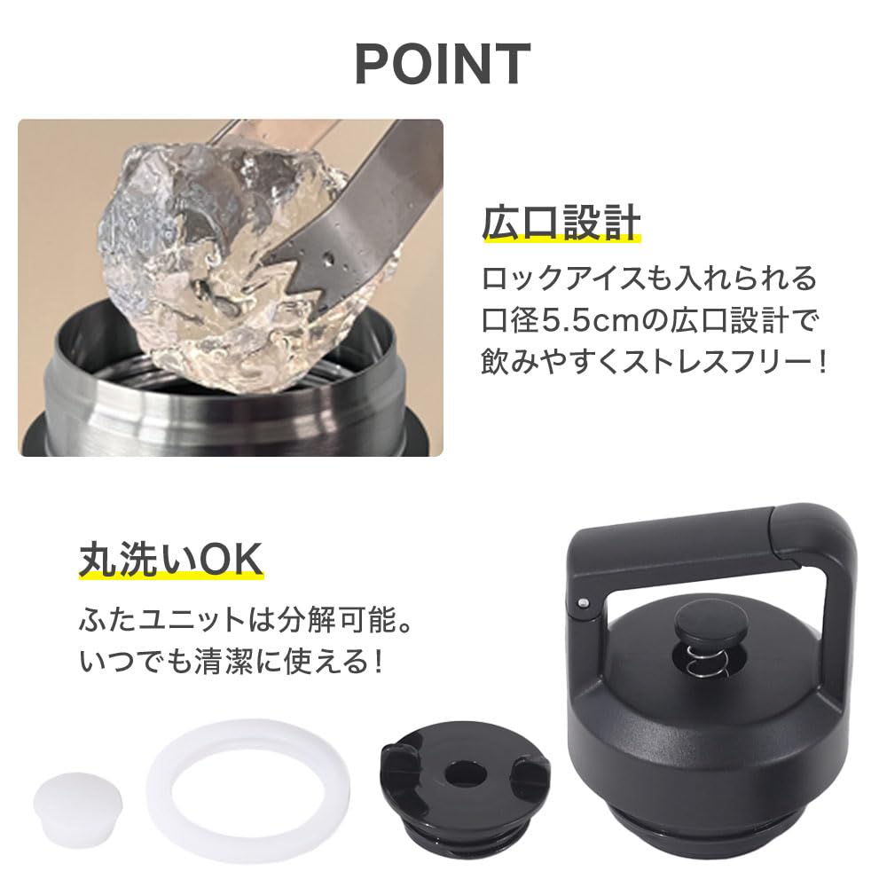 SUGGEST Carbonated Drink Vacuum for Keeping Drinks Cold and Available In Various with Pressure Release Wide Mouth Vacuum Insulated Suitable for Sports