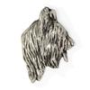 Briard, Berger de Brie  - Silver-plated dog brooch, elegant pin, jacket lapel decoration by Art-Dog brand