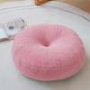 Solid color Teddy velvet cushion, thickened circular balcony window sill, floor tatami seat cushion