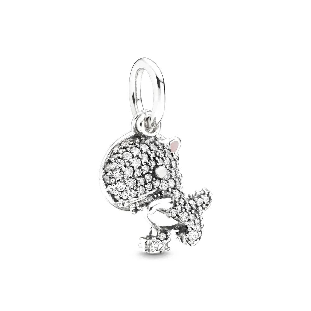 925 Silver Rabbit Panda Kangaroo Caterpillar Charm Beads for DIY Bracelet Women Jewelry Boutique