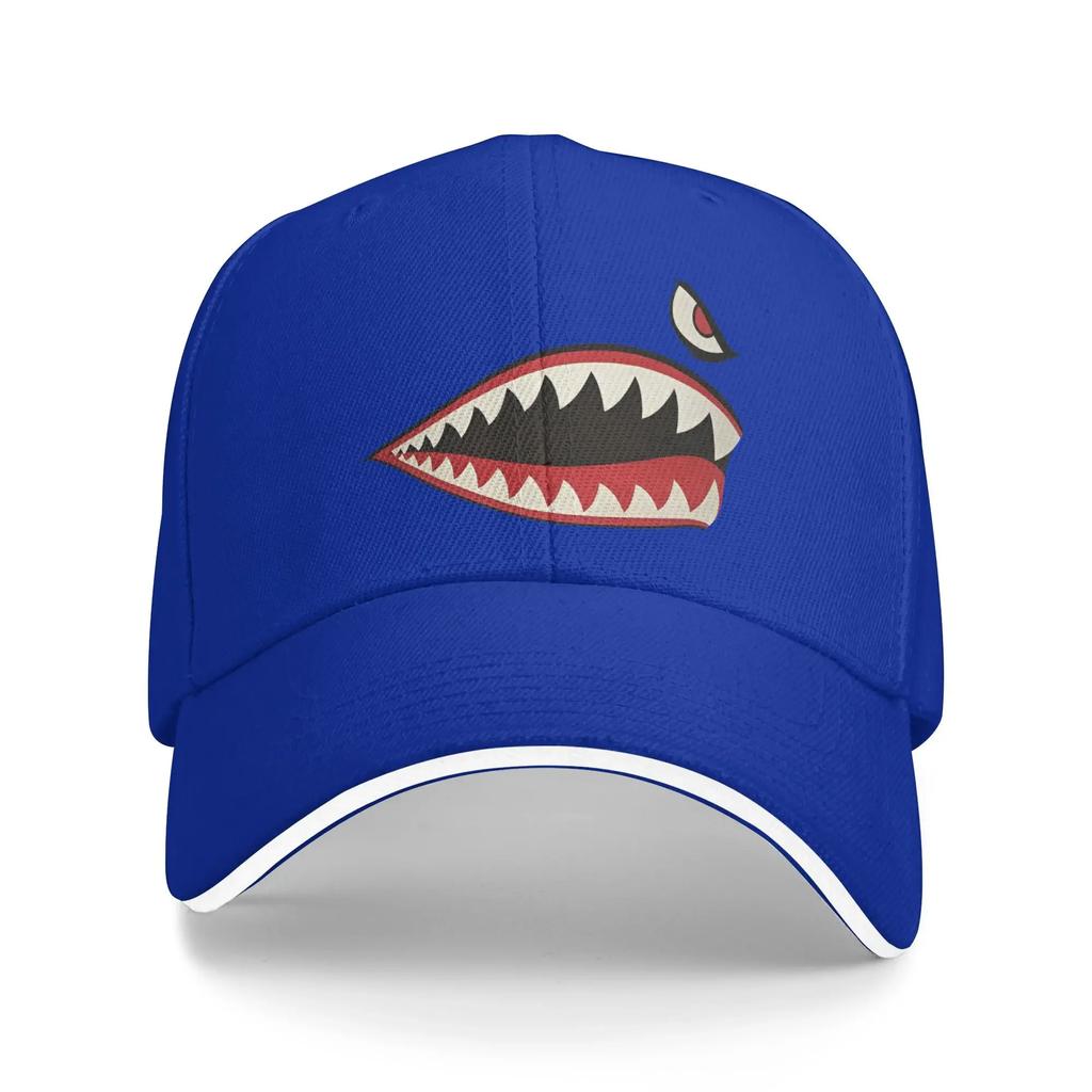 Flying Tigers Nose Art Casual Baseball Cap  Outdoor Gym Hip Hop Hats Spring Sun-Proof Unisex Unisex Stylish Snapback Cap