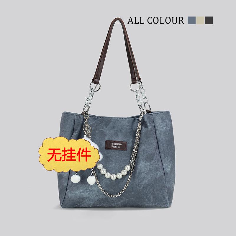 Customized genuine high-end single shoulder niche design bag women's summer new large-capacity commuting versatile tote bag
