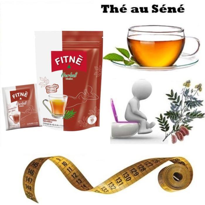 Thé 40 Sachets Minceur À Base De Feuilles De Séné (Senna) : Aide a La Selle + Réduit Appétit | Laxatif Naturel