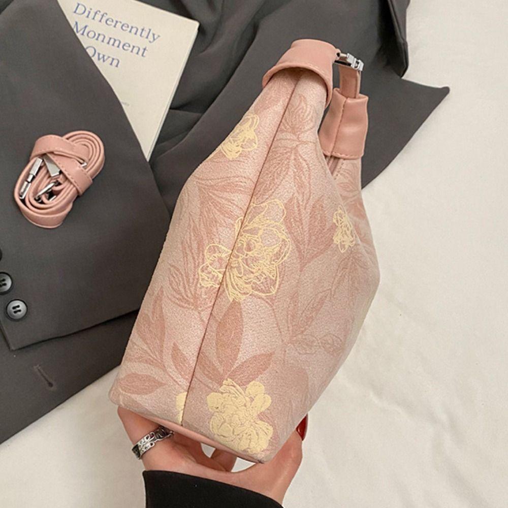 Cheongsam Accessories Embroidery Wrist Bag Flower Pattern Hanfu Printing Handbag Women