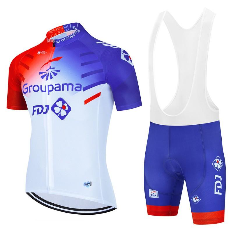 Unisex Cycling Jersey Shorts Set Quick-Dry Mountain Road Bike Apparel Breathable Performance Wear