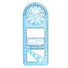Multifunctional Geometric Ruler Drawing Ruler Geometric Drawing Template Measuring Tool Plastic  Ruler For School  Supplies