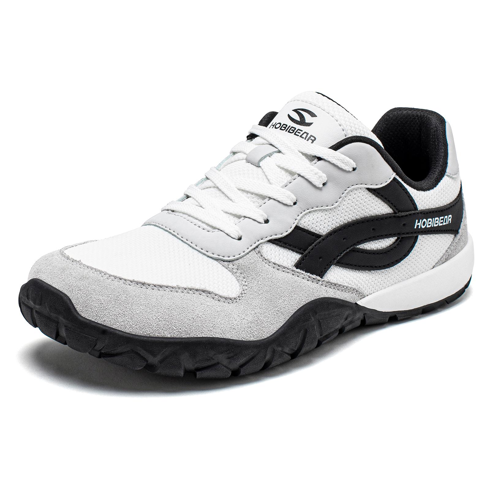 

Unisex Wide Width Shoes Minimalist Barefoot Sneakers Hiking Trail Running Shoes for Men Women 47 сірий колір