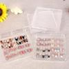 Transparent Nail Art Organizer Display Box - Dust-Proof, Large Capacity for Storage and Style Presentation