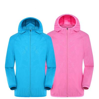 Sommer Outdoor Unisex Hautjacke, Dünne Jacke, Kapuzen-Sonnenschutzanzug