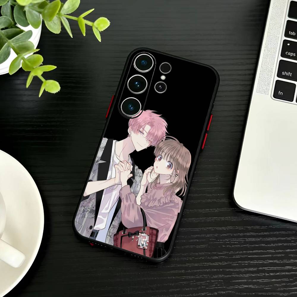 

N-Tamon s B-Side Phone Case For Samsung S26,S25,S24,S23,S22,S30,S21,Ultra,Plus,FE 5G Black Soft Cover Samsung S20fe