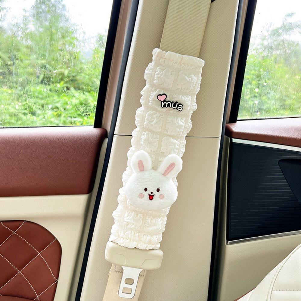 Rabbit Bear Rabbit Seat Belt Bear Car Seat Shoulder Cover  Car Accessories