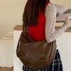 Large-capacity Retro Soft Leather Dumpling-shaped Casual Multi-purpose Commuting Crossbody Bag