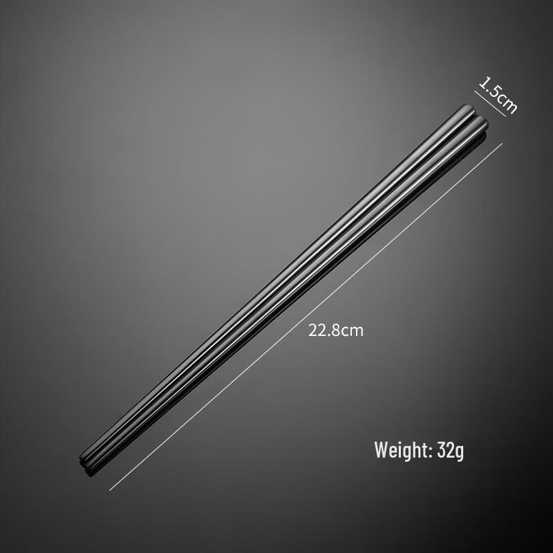 Qianxing 304 Stainless Steel Square Hollow Chopsticks