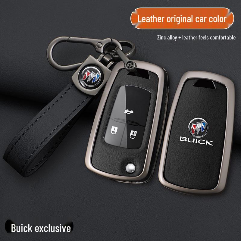 High-End Men's Folding Key Case for Buick: Excelle, Regal, Encore, LaCrosse, Verano