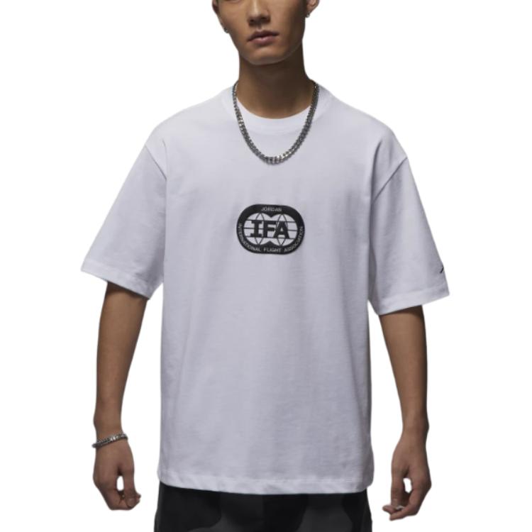 New Jordan SS25 T Shirt Men's White HV4555-100