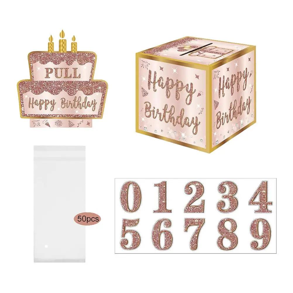 

Birthdays Money Box For Cash Pull Money Pulling Box Cash Gift Boxes Happy Birthday Surprise Party Favors Decor X4V9