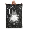 1PC Home Cutecore Room Decor My Neighbor Totoros Blanket Throw Blanket Novelty Warm Blanket All Season